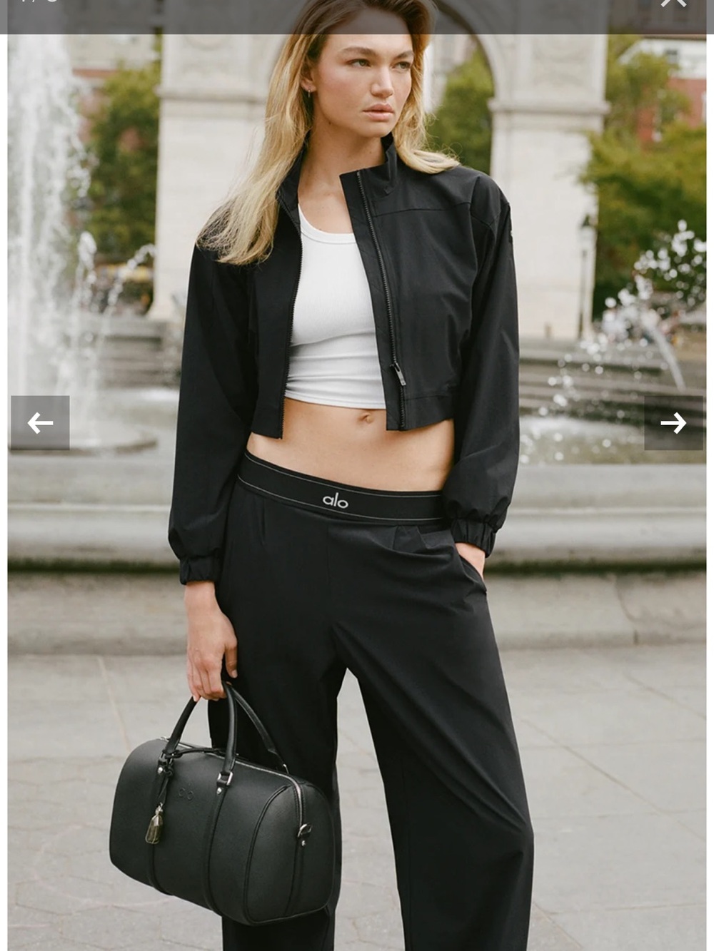 NWT ALO Clubhouse Jacket/ XS/black